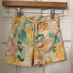 Janie and Jack boys tropical swim trunks